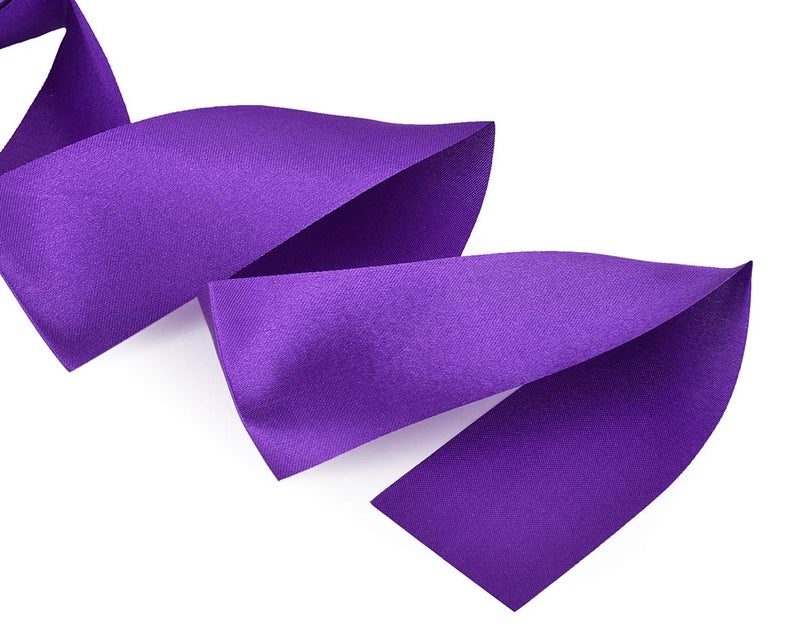 DS.DISTINCTIVE STYLE DS. DISTINCTIVE STYLE Dance Ribbons with Wands 4 Yards Long Rhythmic Gymnastics Ribbon Dance Streamer for Kids Baton Twirling (Purple) - Image 4